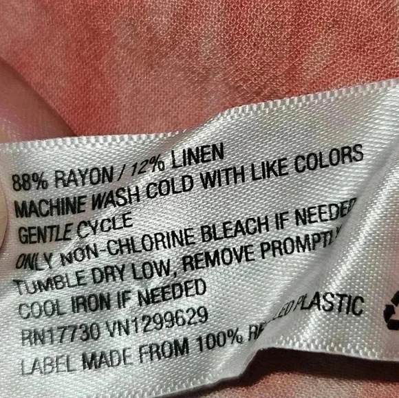 Knox Rose Boho Tie Dye Midi Dress XS Coral Pink Summer Peasant Tiered Maxi - Picture 7 of 11